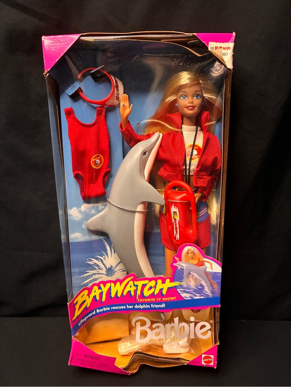 1994 Baywatch Barbie With Dolphin Friend | NRFB